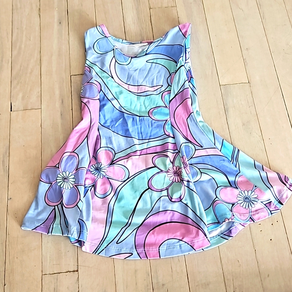 Pucci inspired skater stretch dress